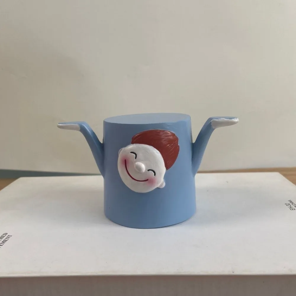 فكرة هدية كرتونية مقلوبة اناء للزهور من الراتنج ديكور رأسا على عقب بوعاء نبات فتاة على شكل وعاء نبات صغير داخلي وخارجي #2