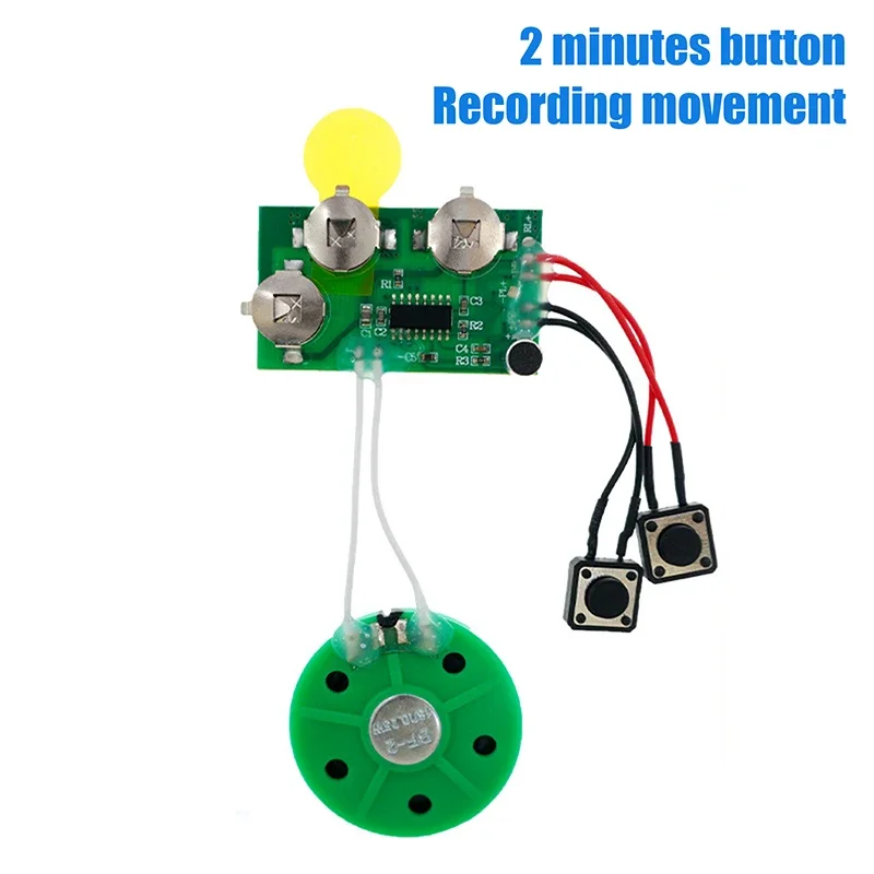 1 قطعة DIY بها بنفسك بطاقة المعايدة رقاقة 120 ثانية للتسجيل صوت الصوت رقاقة وحدة للتسجيل بطاقة المعايدة رقاقة وحدة صوت قابلة للتسجيل #3