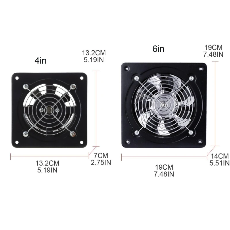 พัดลมดูดอากาศแบบติดผนังระบายอากาศอย่างมีประสิทธิภาพสำหรับบ้านสำนักงานพื้นที่เชิงพาณิชย์
