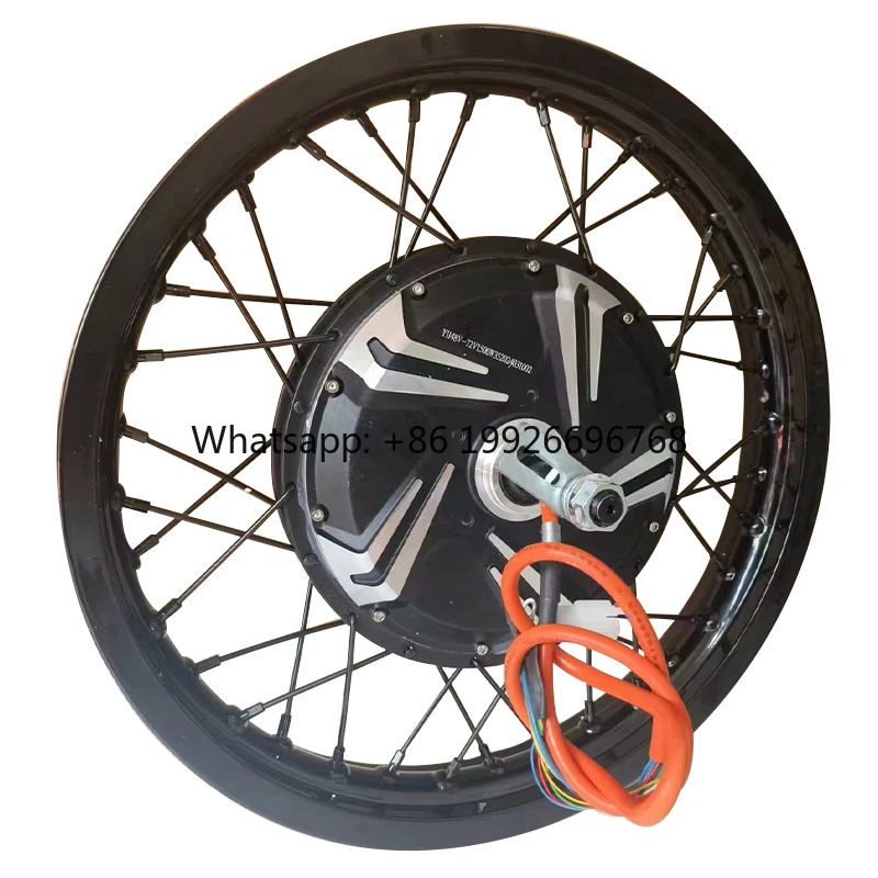

17\"18\" Ancient Brake DC Brushless Motor 2000W Spoke Electric Motorcycle Motor Modification Kit New Condition