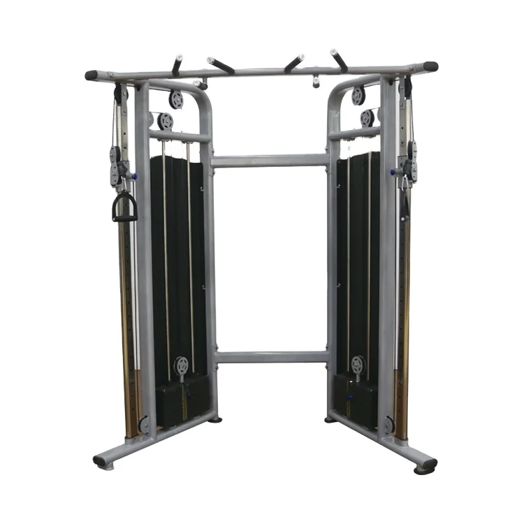 Gym Fitness Equipment / Multi Functional Trainer Multi Gym Station Function Dual Pulley System Cable Crossover Trainer