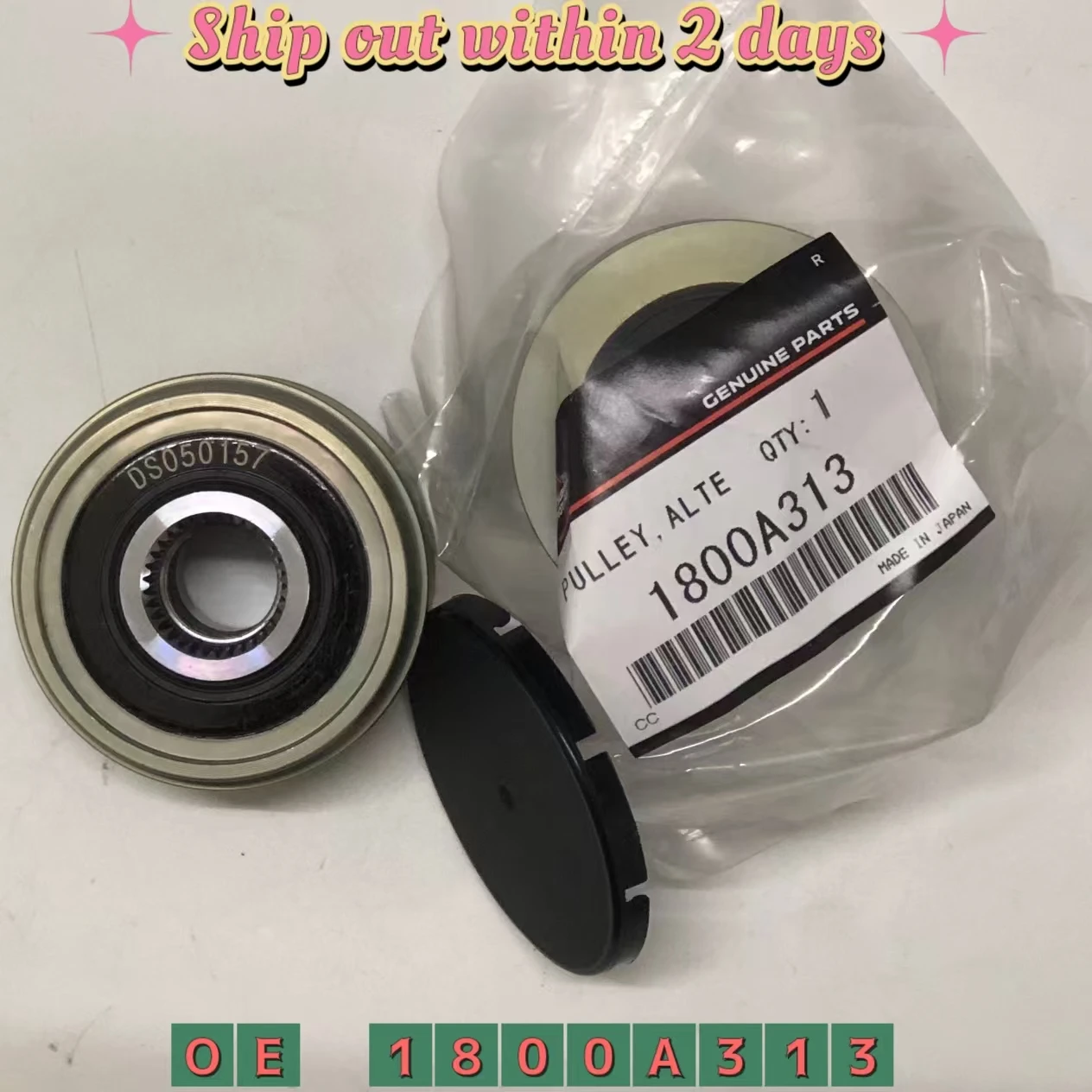 

1800A313 ALTERNATOR PULLEY For Mitsubishi OUTLANDER II LANCER CY0A ASX GA0W EVOX CZ4A
