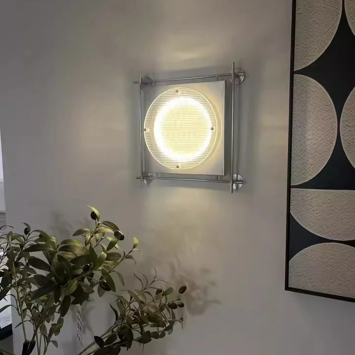 Chrome Glass Wall L…