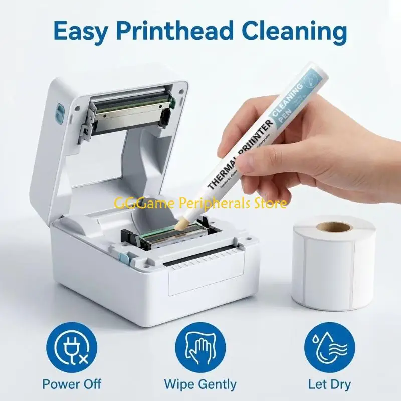 U55B Soft Tip Thermal Printer Cleaning Tools for Warehouse and Store Printers