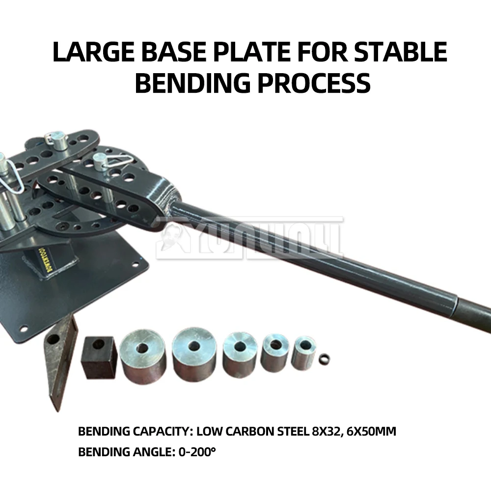 

Станок для гибки металла YP-9 Многофункциональный станок для гибки стальных труб с различными Rác, цельнометаллический корпус с 10 формами