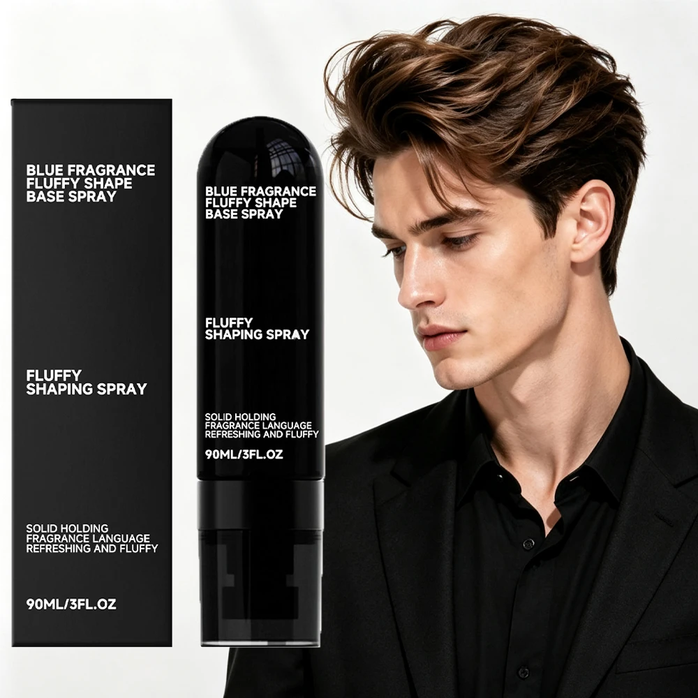 90ML Fluffy Shaping Hair Spray Strong Long Lasting Hold  Volumizing Hairspray Anti‑grease Refreshing Hairstyle Styling Spray