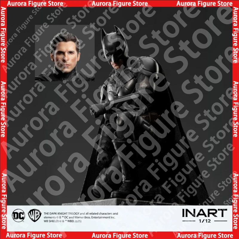 

В наличии 100% оригинальная фигурка INART Studio New Batman DC The Dark Knight Trilogy Figurine 1/12 Статуя Человека Летучей Мыши Модель Подарки