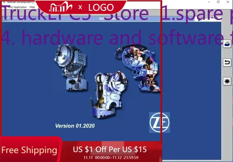 TruckEPC3 ZF Testman Pro Development 10.5 [2018]