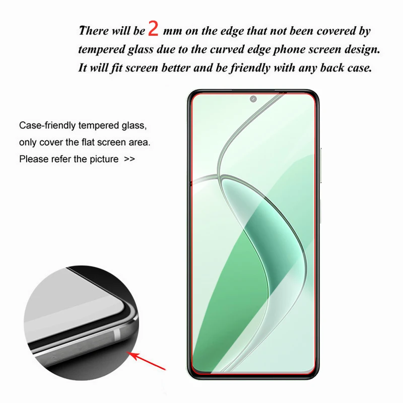 For Realme 12X Glass For Realme 12X 5G Tempered Glass 6.67 inch Transparent HD Screen Protector For Realme 12X Lens Film