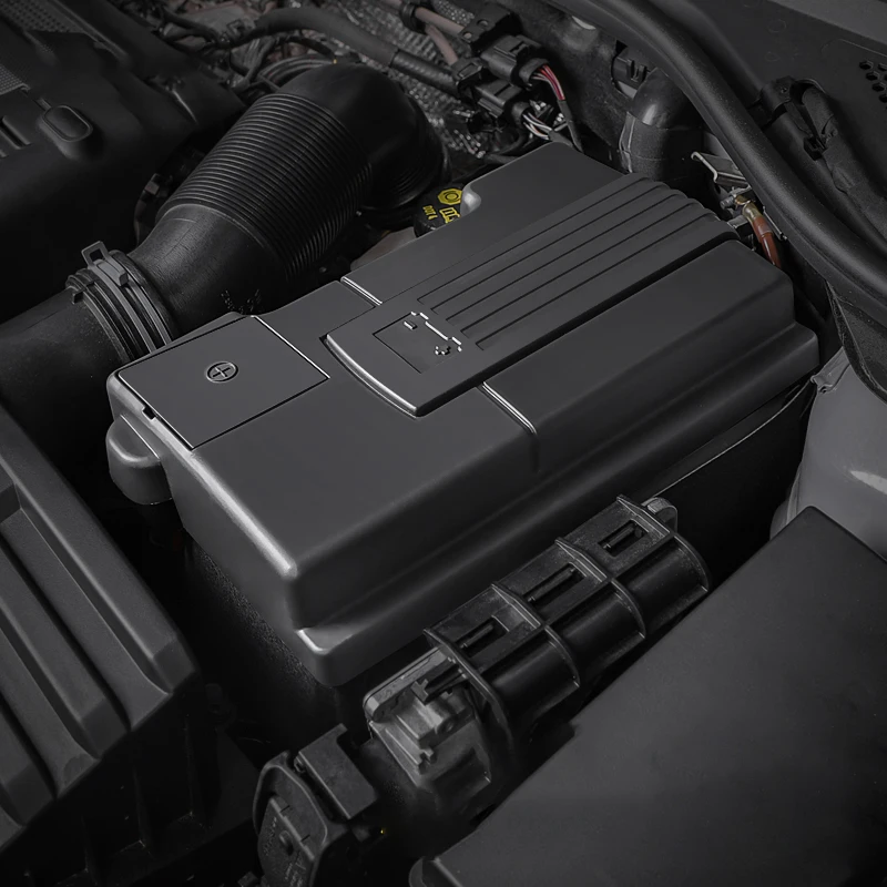 Car Engine Battery Dustproof Cover Waterproof Protective Shell For Volkswagen VW Tiguan MK2 2016 2017 2018 2019 2020 2021 2022 - view 6