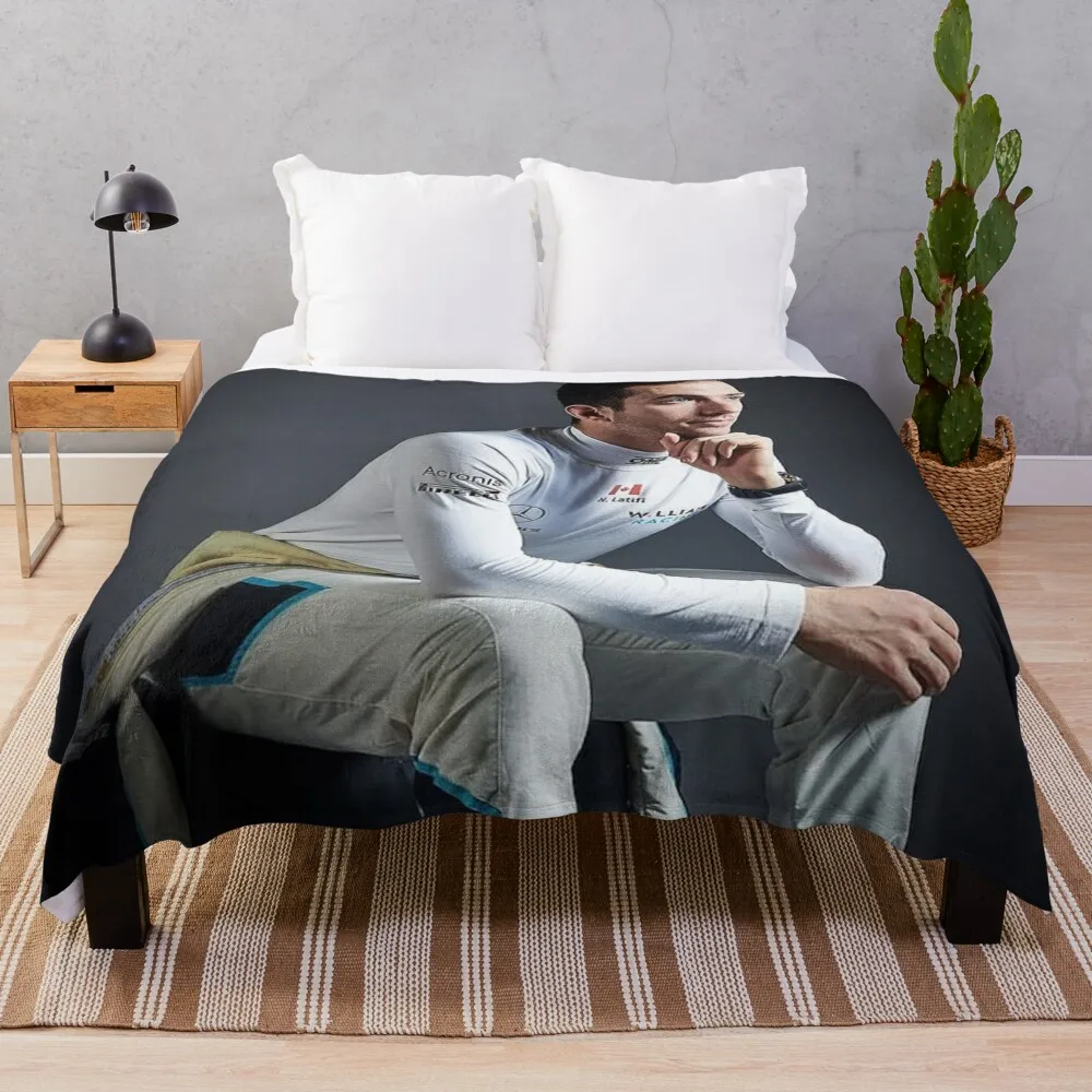 

Nicholas Latifi Throw Blanket Beautiful Blankets Flannel Blanket manga Fluffy Blankets Large