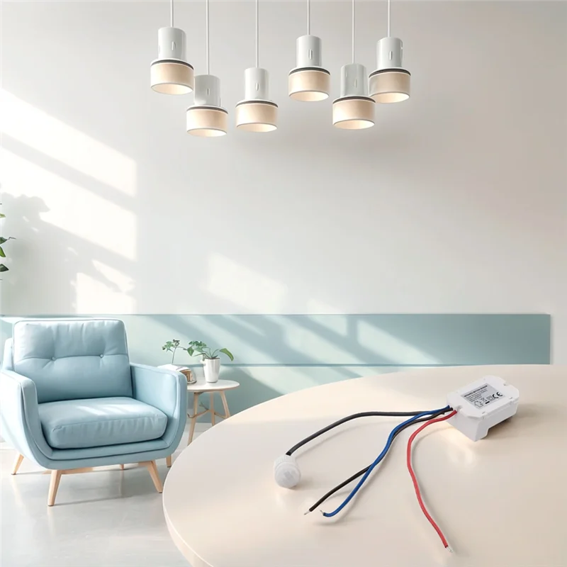 완전 실용적인 벽 PIR 센서 감지기 전등 스위치 50/60Hz 6M 모션 유무 휴식 딥 220-240V/AC 360 °