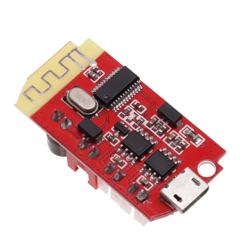 AC56-10PCS CT14 Stereo Bluetooth 4.2 Power Amplifier Board Module 3.7V 5V 5W+5W With Charging Port For Refitting Sound Box