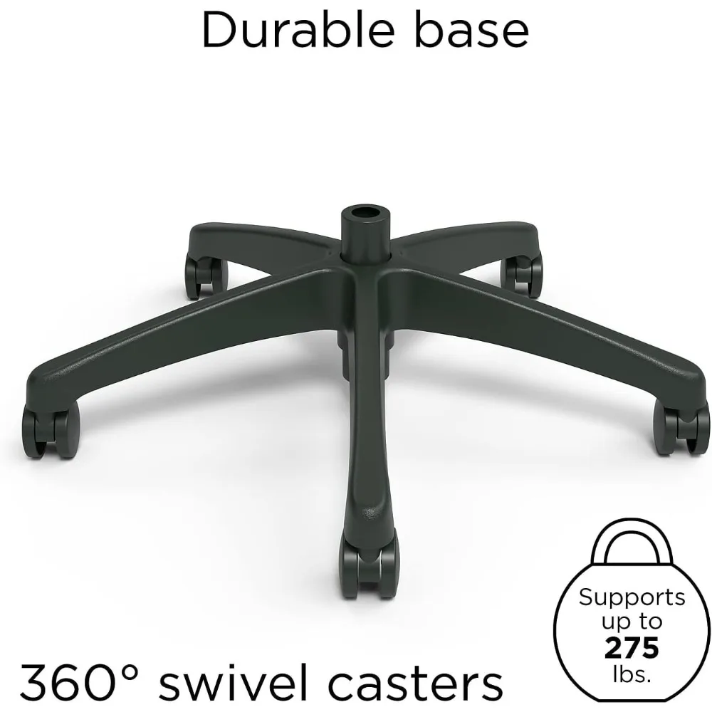 Ergonomic Mesh Swivel Task Chair, Black, Dexley Design, Comfortable Office Chair for Enhanced Productivity