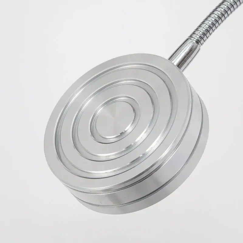 LED Wall Lamps With Knob Switch 5W AC90-260V Silver Bedroom Bedside Reading Light Direction Adjustable Indoor Lighting