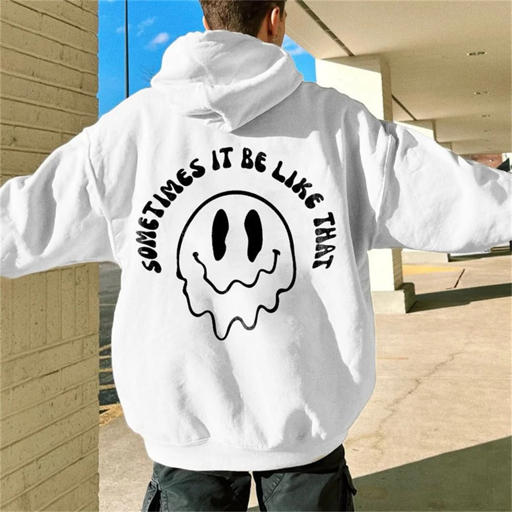 

3D Printed Letters Autumn Men Hoodie, Loose Casual Pullover Men, Europe And The United States Cross-Border Autumn New Men's Hood