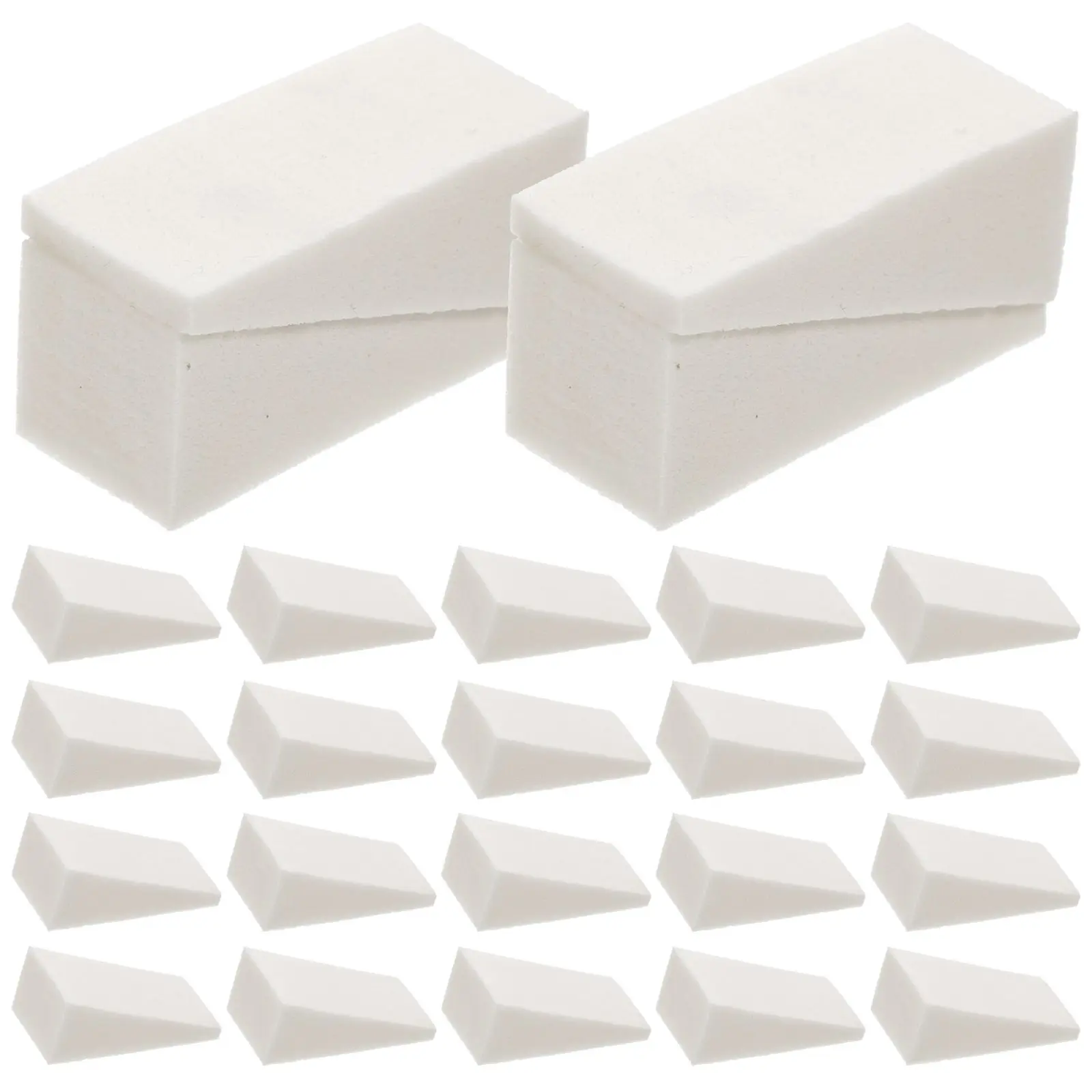 

50pcs Painting Set Supple Texture Easy Clean Children Graffiti Sponges Sponge Kids Craft Tools Watercolor Drawing Brushes