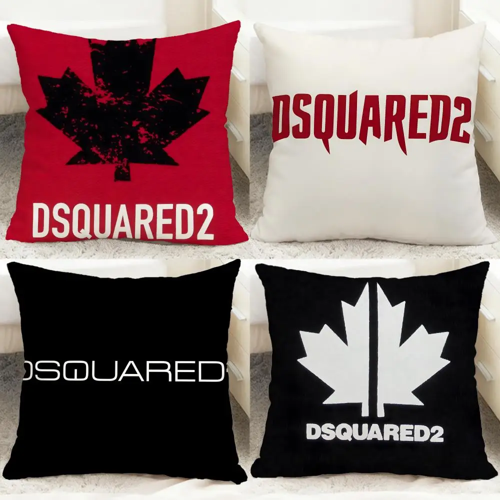 POPULAR DDD-DSQUARED2S Cushion Cover Comfortable Reversible Pillow Cover Ideal for Car Sofa Bedroom & Beyond
