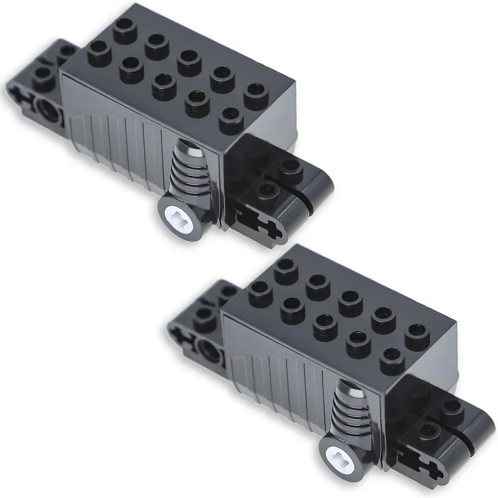 4PCS Pull Back Motor 9x4x2 2/3 Compatible with Legoeds Technical Building Blocks 47715 MOC Pull Back Car Inertia Car