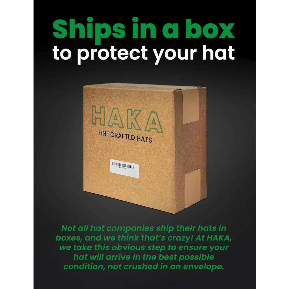 قبعة Snapback من الجلد الصناعي قابلة للتعديل للجنسين في الهواء الطلق مع نمط التخييم HAKA #6