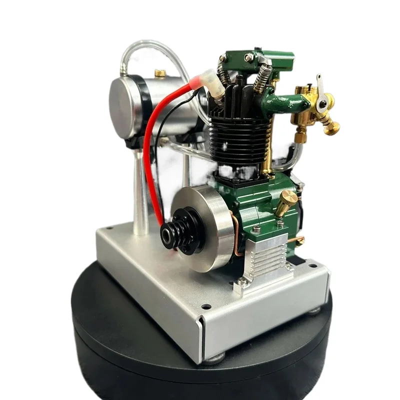 

Модель двигателя MUSA с воздушным охлаждением FV1A 7CC, зачищенный металлический четырехтактный одноцилиндровый двигатель, модель DIY подарки и игрушки