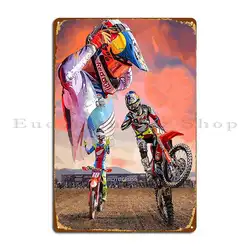 Jett Jl18 Lawrence Motocross Legend Dirt Bike Champion 18 Metal Plaque Poster Personalized Wall Decor Garage Tin Sign Poster