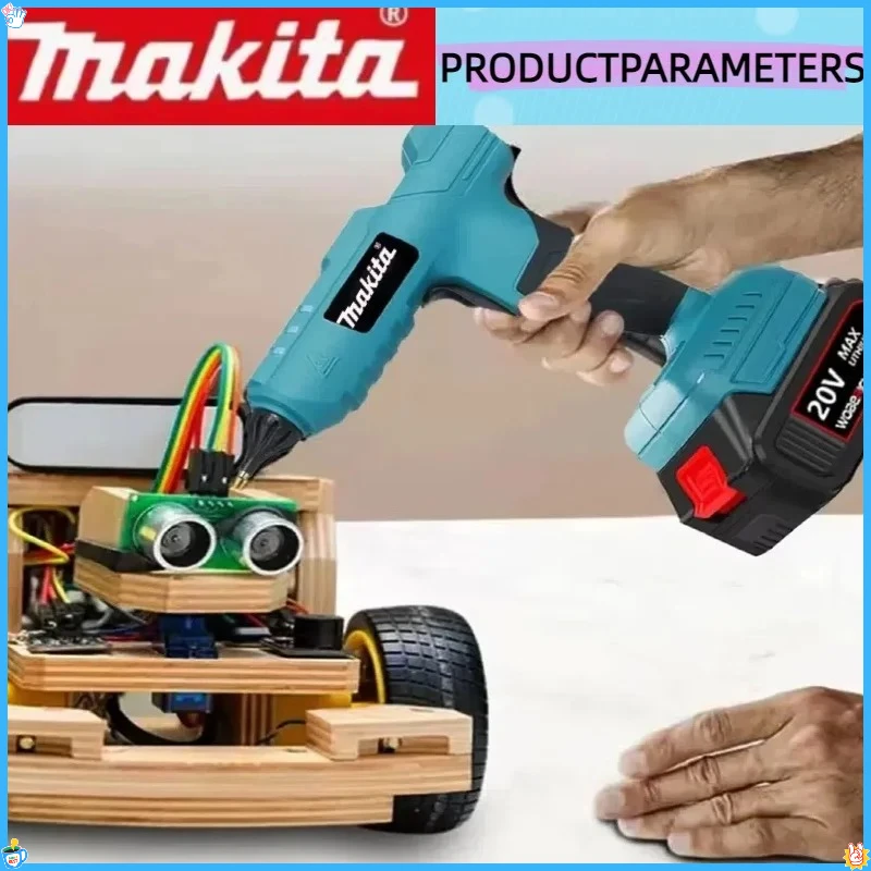 ماكيتا اللاسلكي إصلاح لتقوم بها بنفسك أداة تذوب الساخن لحام مسدس هواء ساخن الكهربائية المحمولة الغراء الساخن بندقية مكافحة تحرق فوهة لبطارية ماكيتا