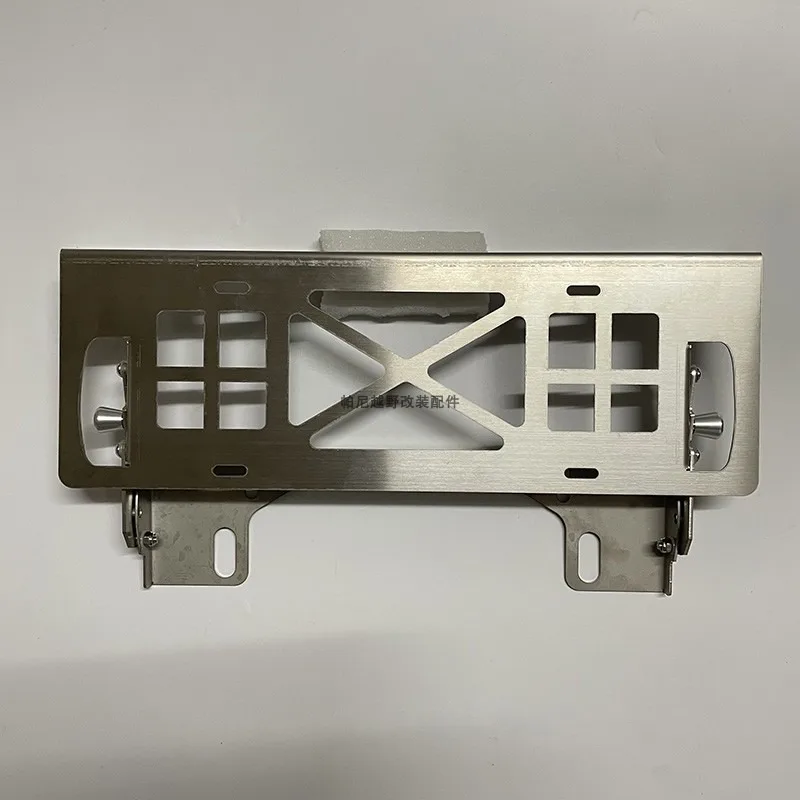 For Toyota FJ cruiser license plate frame winch mouth translation license plate frame with bumper license plate frame