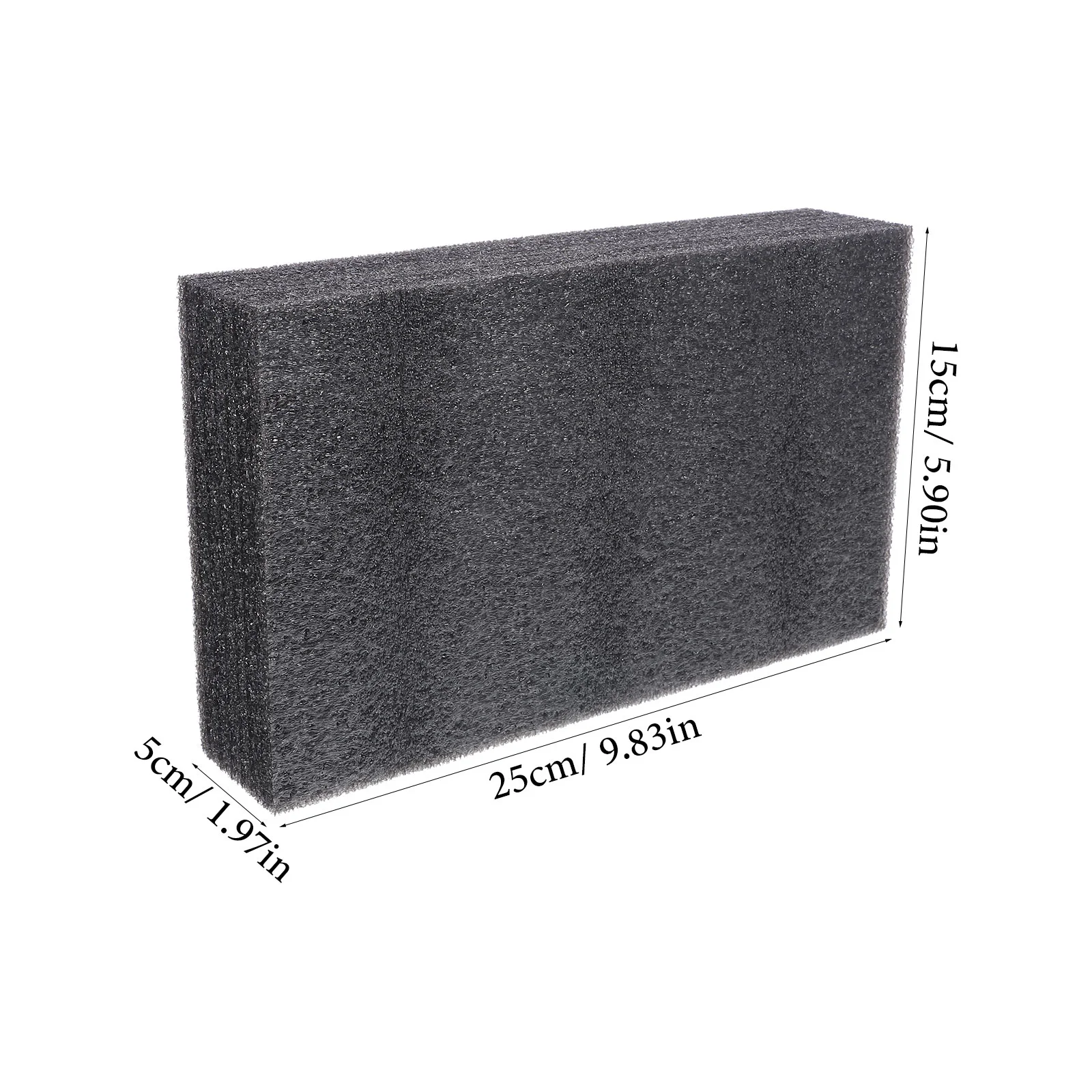 4 Pcs Black Pearl Cotton DIY Foam Pad Board Cuttable Inserts Express High Density Cushioning Block