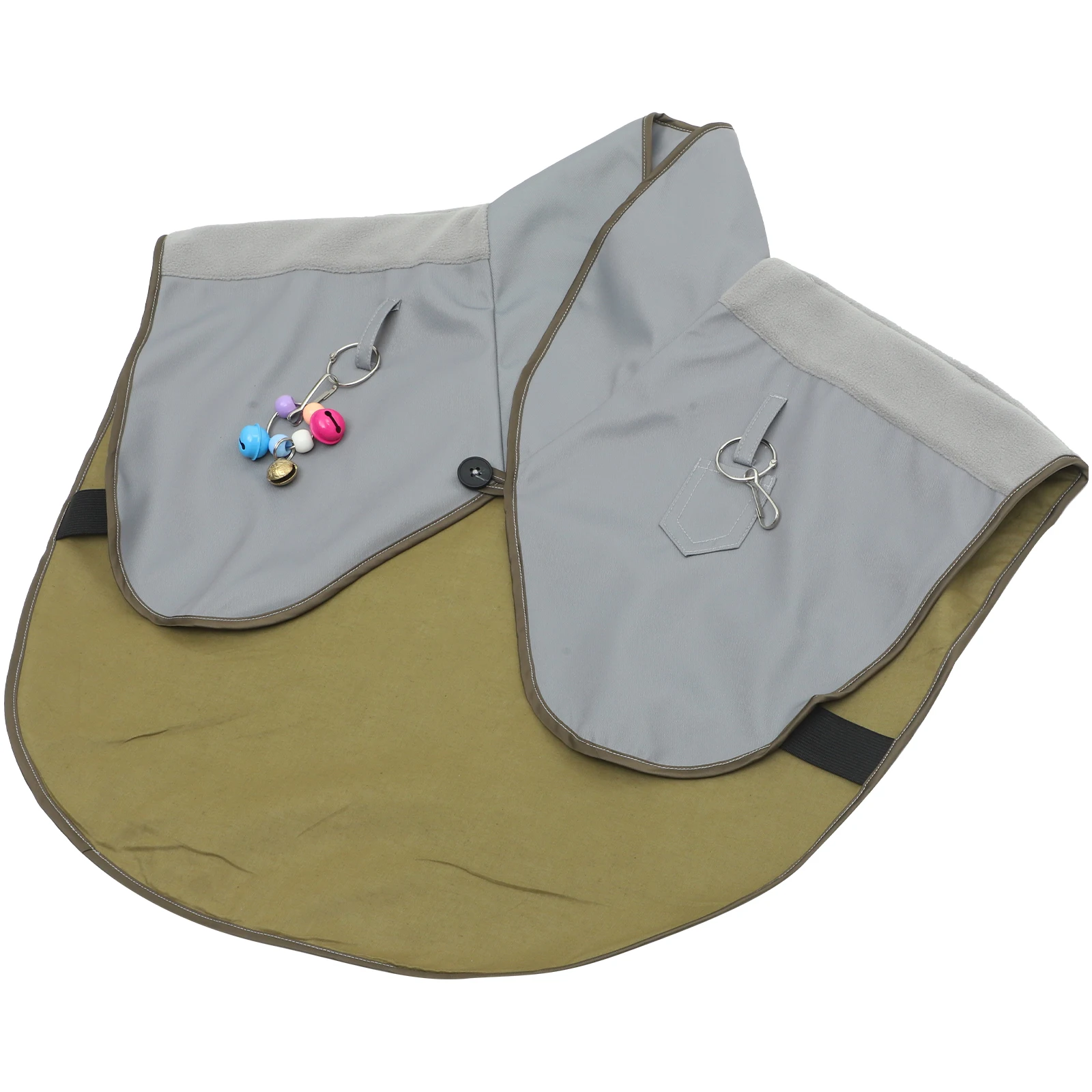 

Waterproof Shoulder Pads Bird Diaper Shawl Green Cotton Linen Reusable Cloth Protector Anti Scratch Clothes Guard Pad Parrot Toy