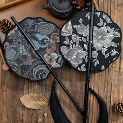 Retro Style Mini Waist Fan Ancient Style Portable Waist Hanging Classical Fan