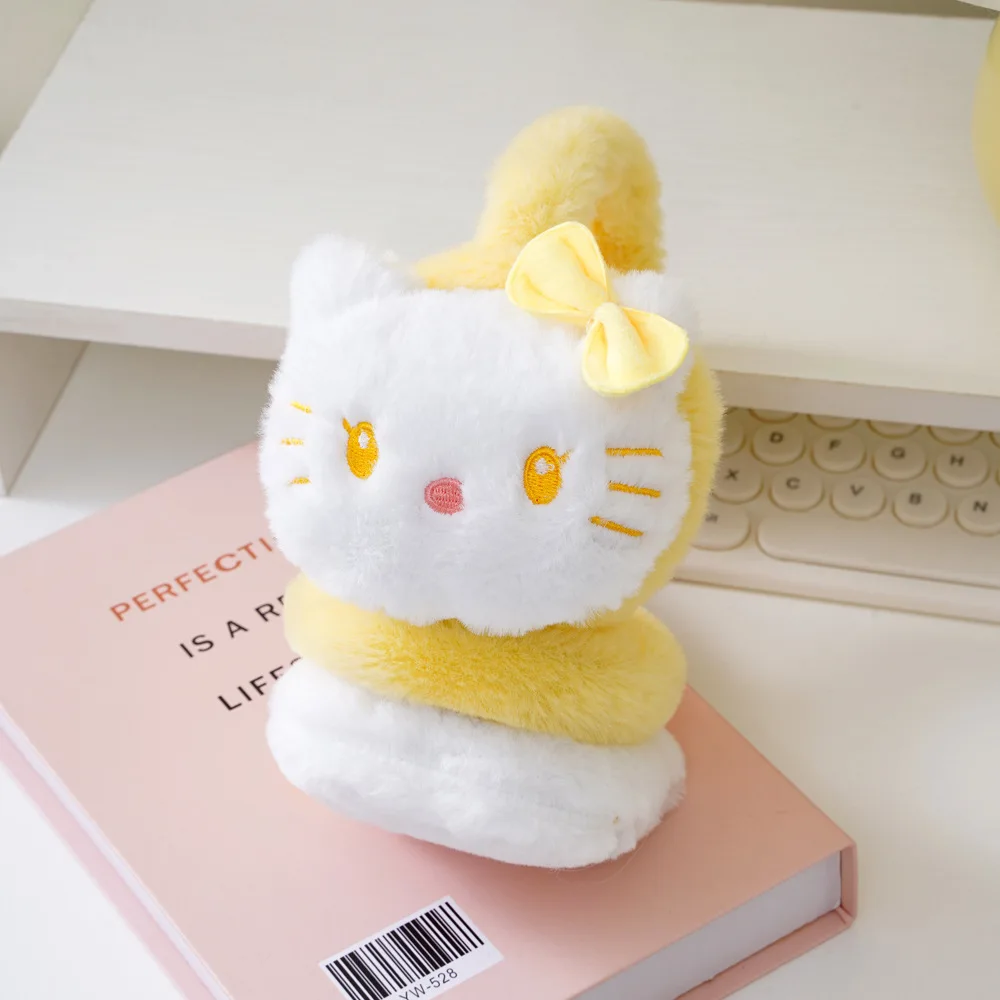 1pcs2024 جديد الشتاء الكرتون الدافئة والباردة عالية المظهر غطاء للأذنين الأفقي الطلاب الجميلين غطاء للأذنين مقاومة البرد #3