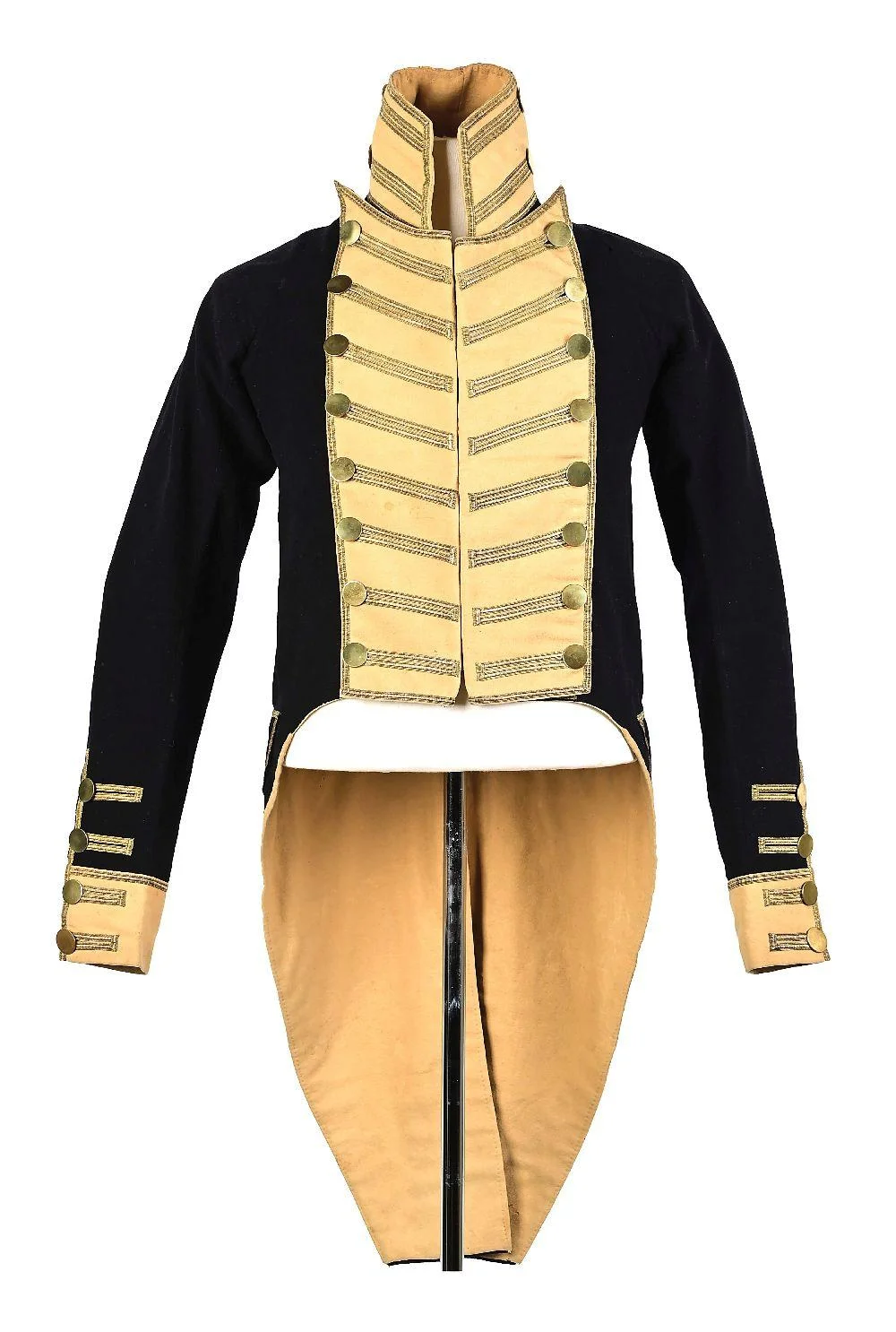 

1812s British War General Officer Cosplay Military Hussar Costume Coat Jacket General Officer Tailcoat Costume For Men