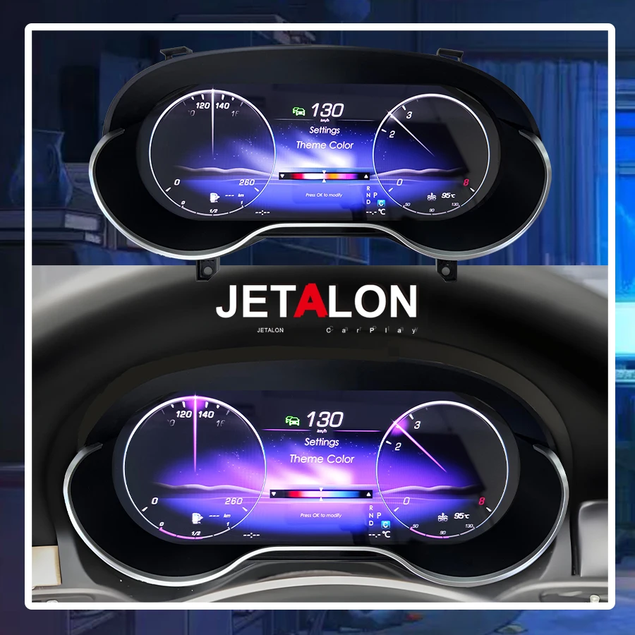For Benz A Class W176 GLA X156 CLA X117 2013-2019 LCD Dashboard Speedometer Instrument Panel Clock Smart Cluster Virtual Cockpit