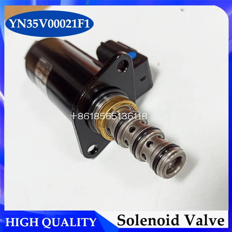 Katup Solenoid Pompa Hidraulik Ekskavator SK200-3 KWE5K-31/G24YB40 YN35V00021F1 SKY5/G24-S