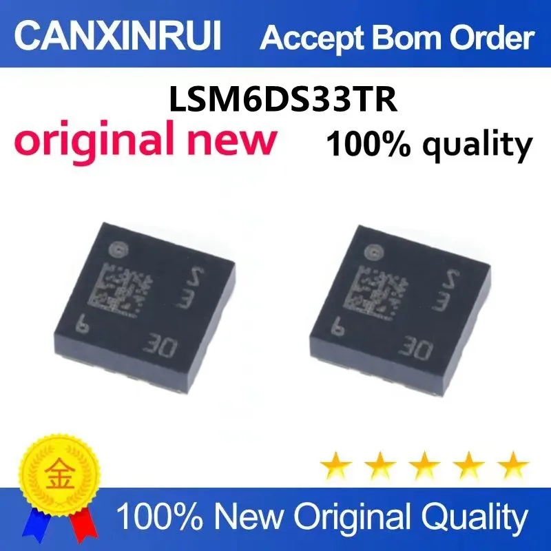 

LSM6DS33TR Screen Printing S3 LGA16 LSM6DSRTR LSM6DSR Screen Printing SR LGA14