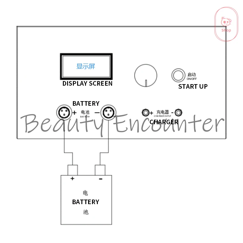 12-72V 20A Lead Acid Lithium Battery Capacity Tester Support External Charger Charging And Discharging AC100-240V EBC-B20H