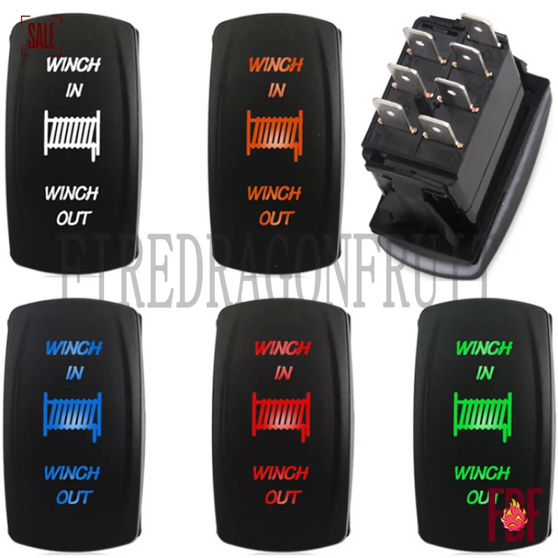 

Переключатель SPST ON-OFF-ON с LED-индикатором 12В/24В для лодок, яхт, автомобилей, фургонов, кемперов, морского транспорта