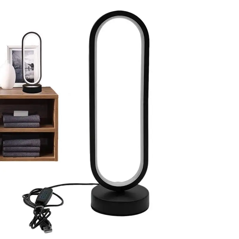 

Table Lamp For Bedroom Lamps For Night Stands Adjustable Minimalist Decorative Eye-Care LED Light For Dorm Desk Nightstand