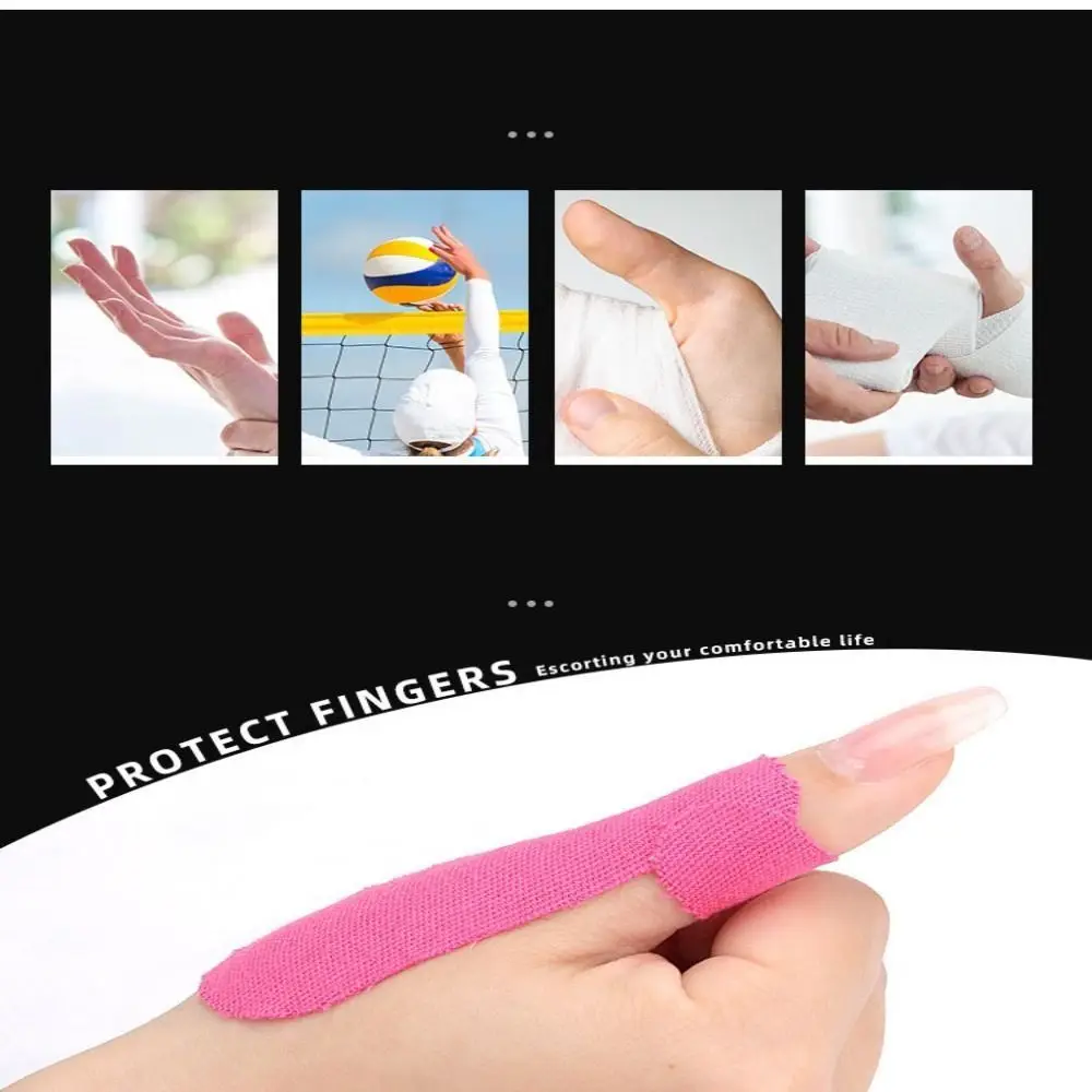 Finger  Sleeve Support Thumb Finger Splint Brace Protector Breathable Elastic Finger Patch Tape Sports Guard