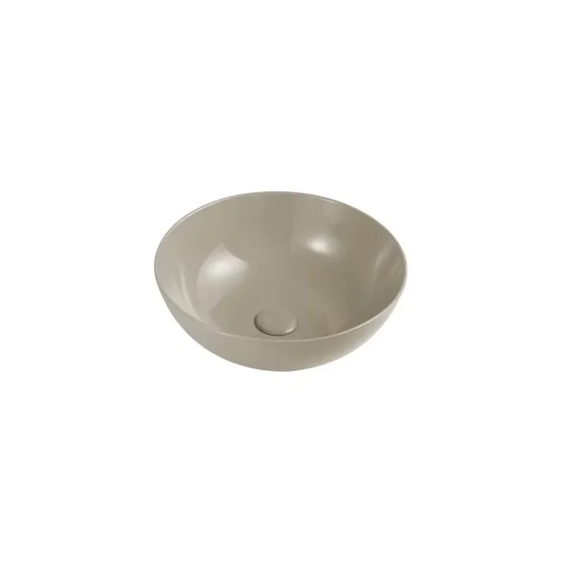 for Modern minimalist 02 385x150mm sandstone countertop wash basin matte artificial stone sink for bathroom or hotel