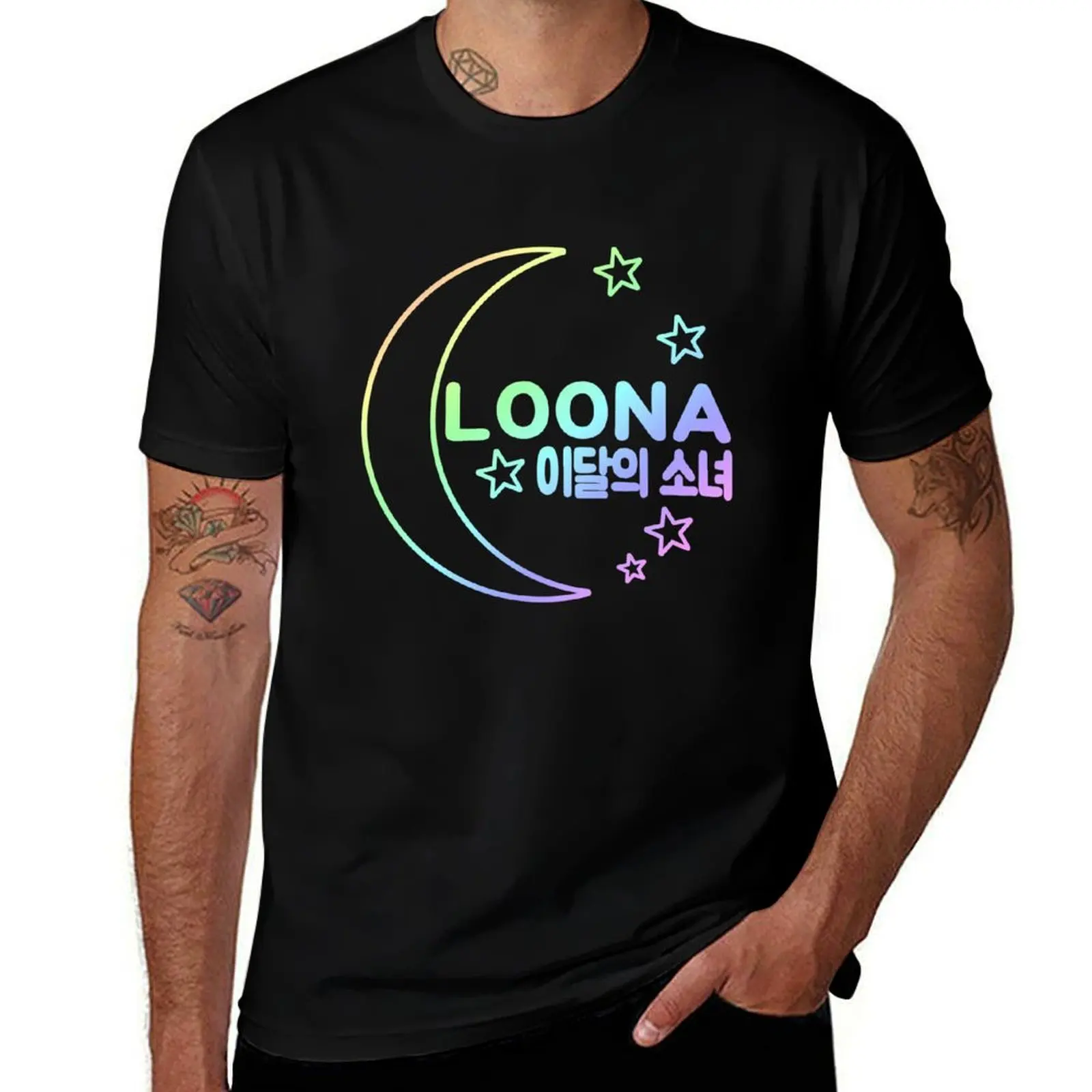 LOONA ??? ?? KPOP T-Shirt Fashion Print Casual Short Sleeve