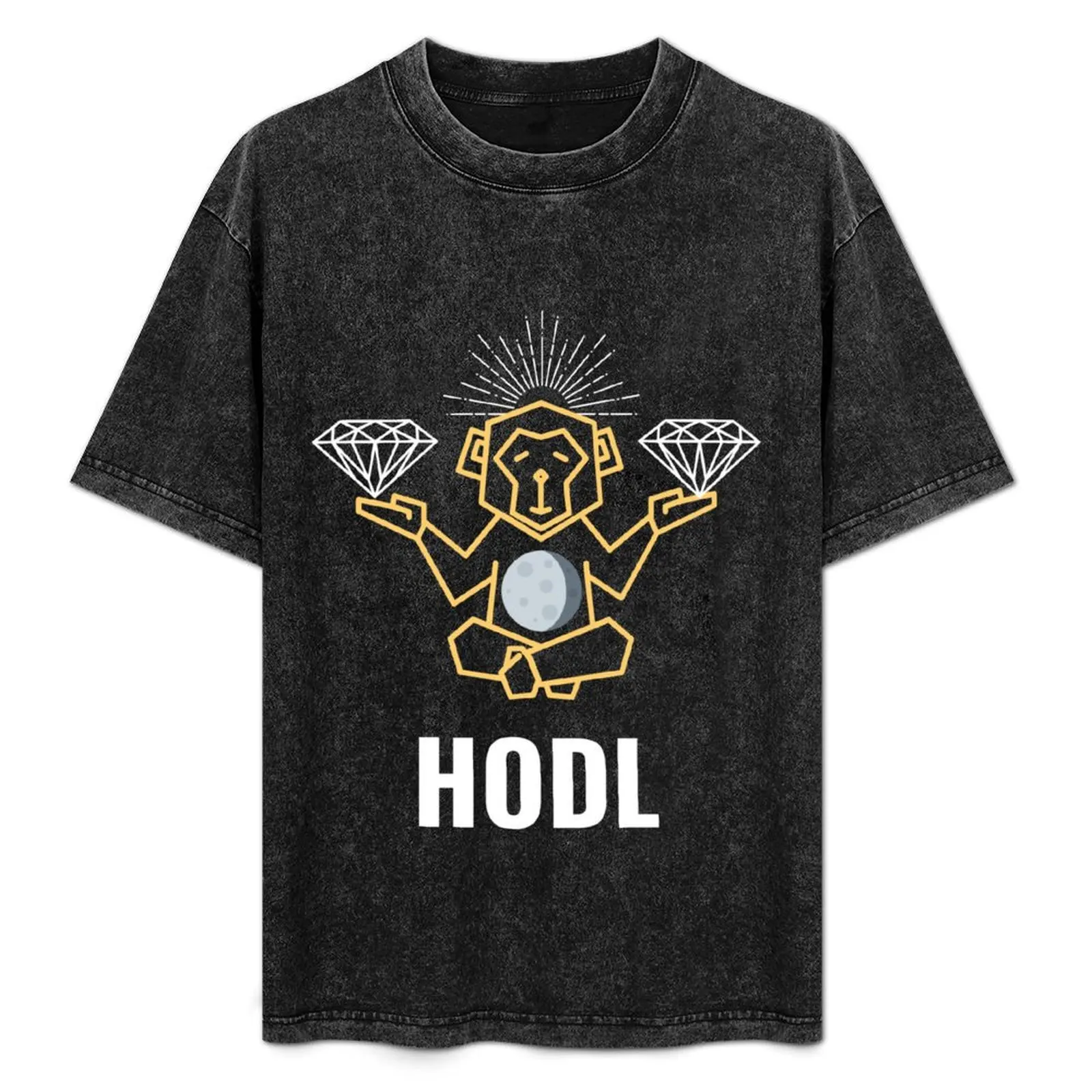 HODL APES DIAMOND HANDS T-Shirt anime figures for a boy boys whites summer clothes Men's t-shirts