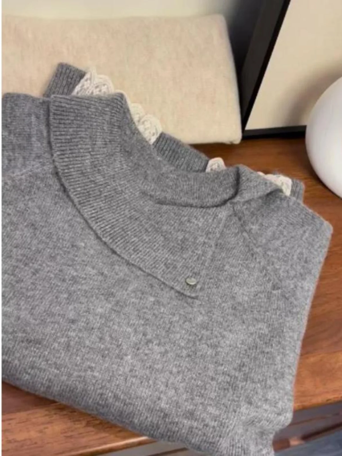 لينة Plu الدب المخملية طوق محبوك سترة المرأة الشتاء Sle العلوي طويل Sve الدافئة الحرارية الأساسية ملابس داخلية #4