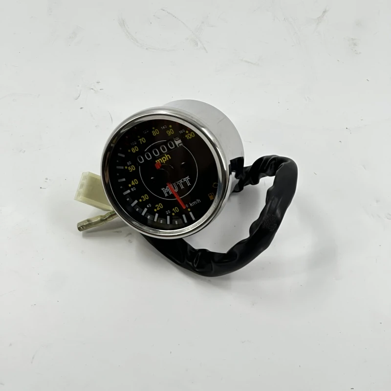 Motorcycle SPEEDOMETER - CHROME - MPH For MUTT Motorcycle Original Parts MPT-0280