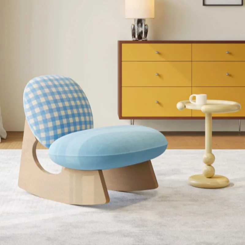 

Relaxing Floor Chair Reading Makeup Office Wooden Chair Comfy Modern Chaise Coiffeuse Maquillage Italian Furniture Luxury