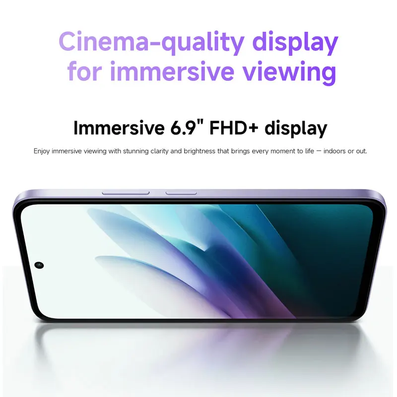 هاتف Xiaomi Redmi 15 الإصدار العالمي الذكي 6.9 بوصة FHD + DotDisplay كاميرا 50 ميجابكسل 7000 مللي أمبير 33 وات IP64 سنابدراجون 685 128 جيجابايت / 256 جيجابايت ROM #5