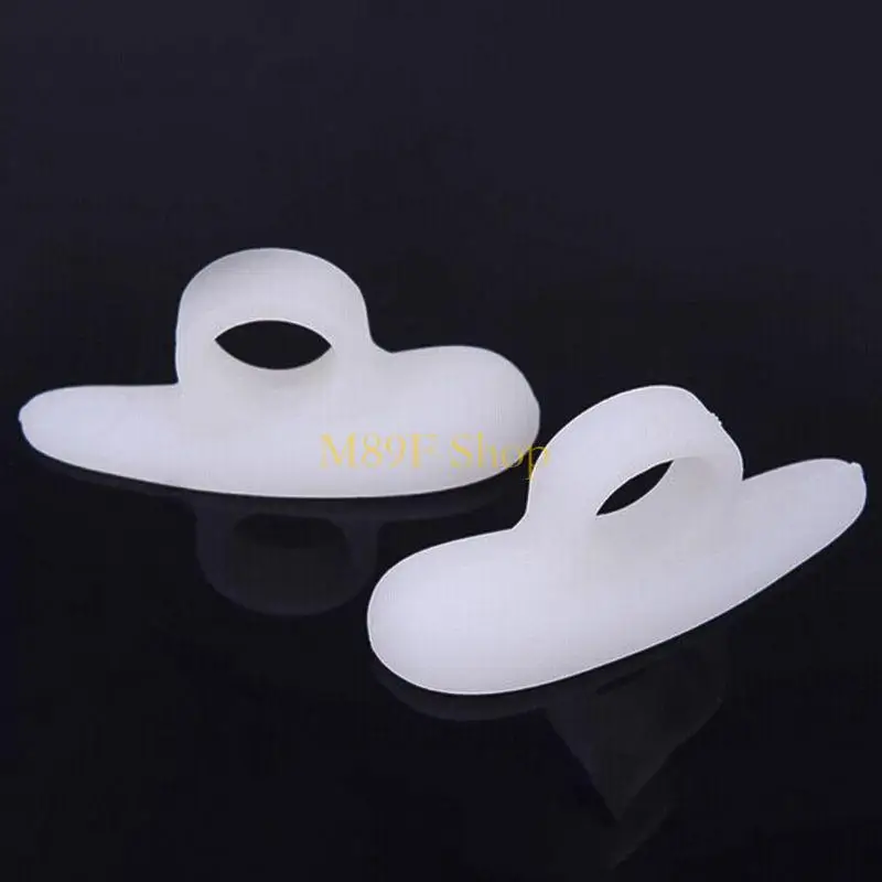 M89F 2PCS Hammer Toe Cushion Silicone Protector Corrector Watherener Bunion Guard