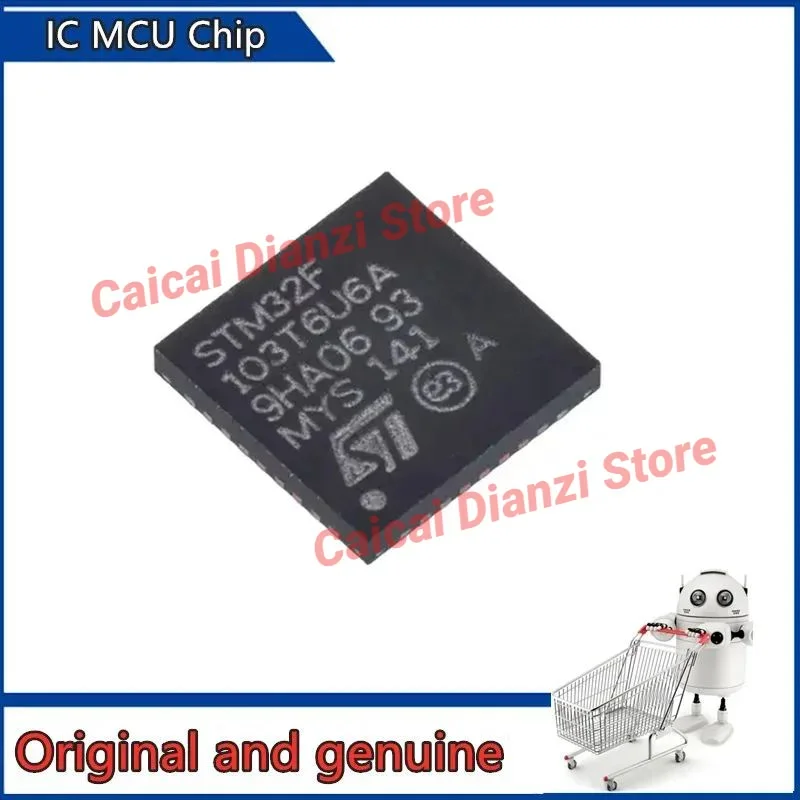 

10PCS/LOT STM32F103T6U6A STM32F103T6U6 STM32F103T6 STM32F103 STM32F STM32 MCU Chip VFQFPN-36 Electronic Components