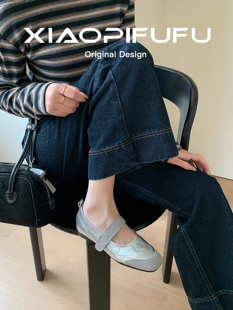 scarpe-basse-da-donna-primavera-2026-modello-mary-jane-argento-con-punta-tonda-slip-on-alla-moda-con-chiusura-a-strappo-per-tutte-le-stagioni